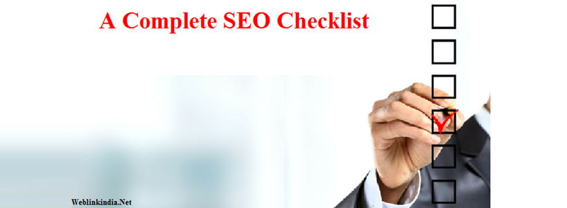 A Complete SEO Checklist