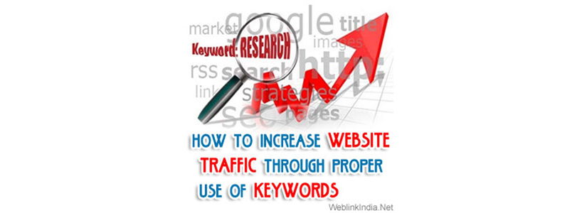 How To Increase Website Traffic Through Proper Use Of Keywords