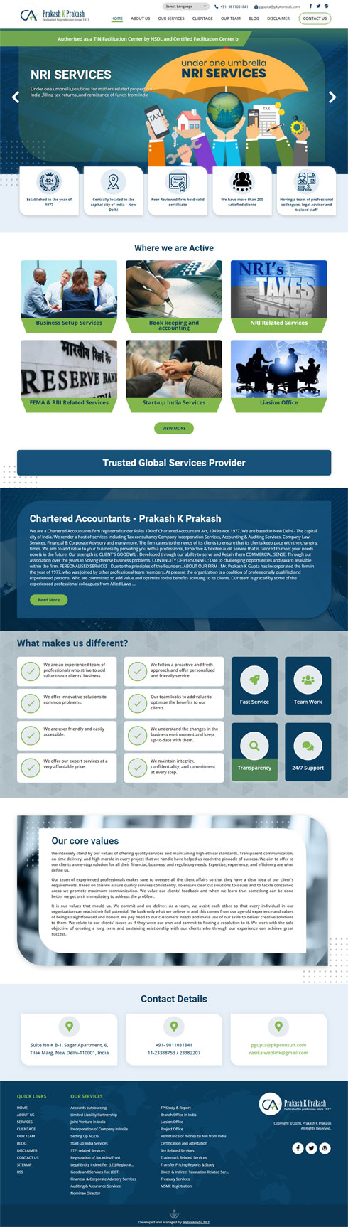 Prakash k Prakash India Web Design