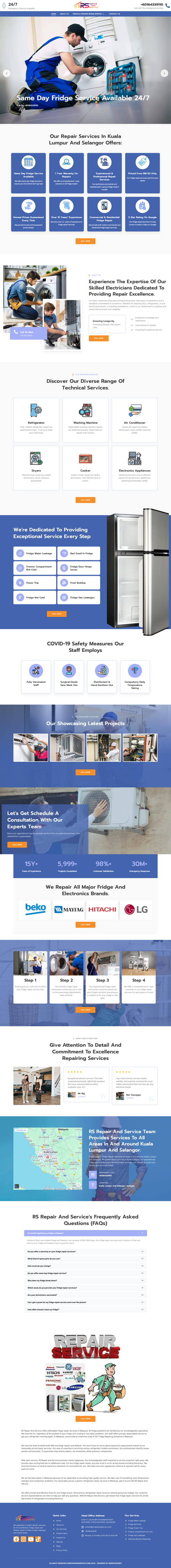 RS Repair And Service Malaysia Web Design