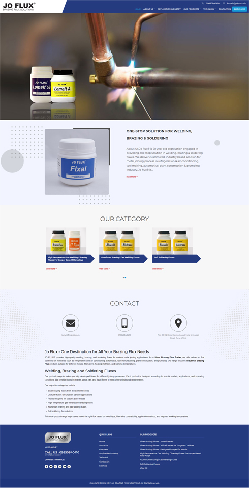 Jo flux India Web Design