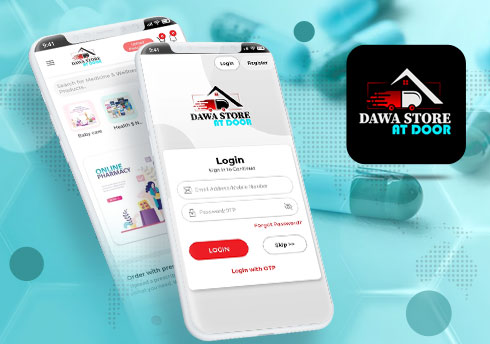 DAWA STORE India Web Design